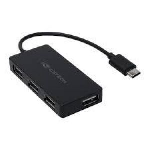 Hub Usb 4 Portas 2.0 x Usb-c C3tech Hu-c200bk230bk